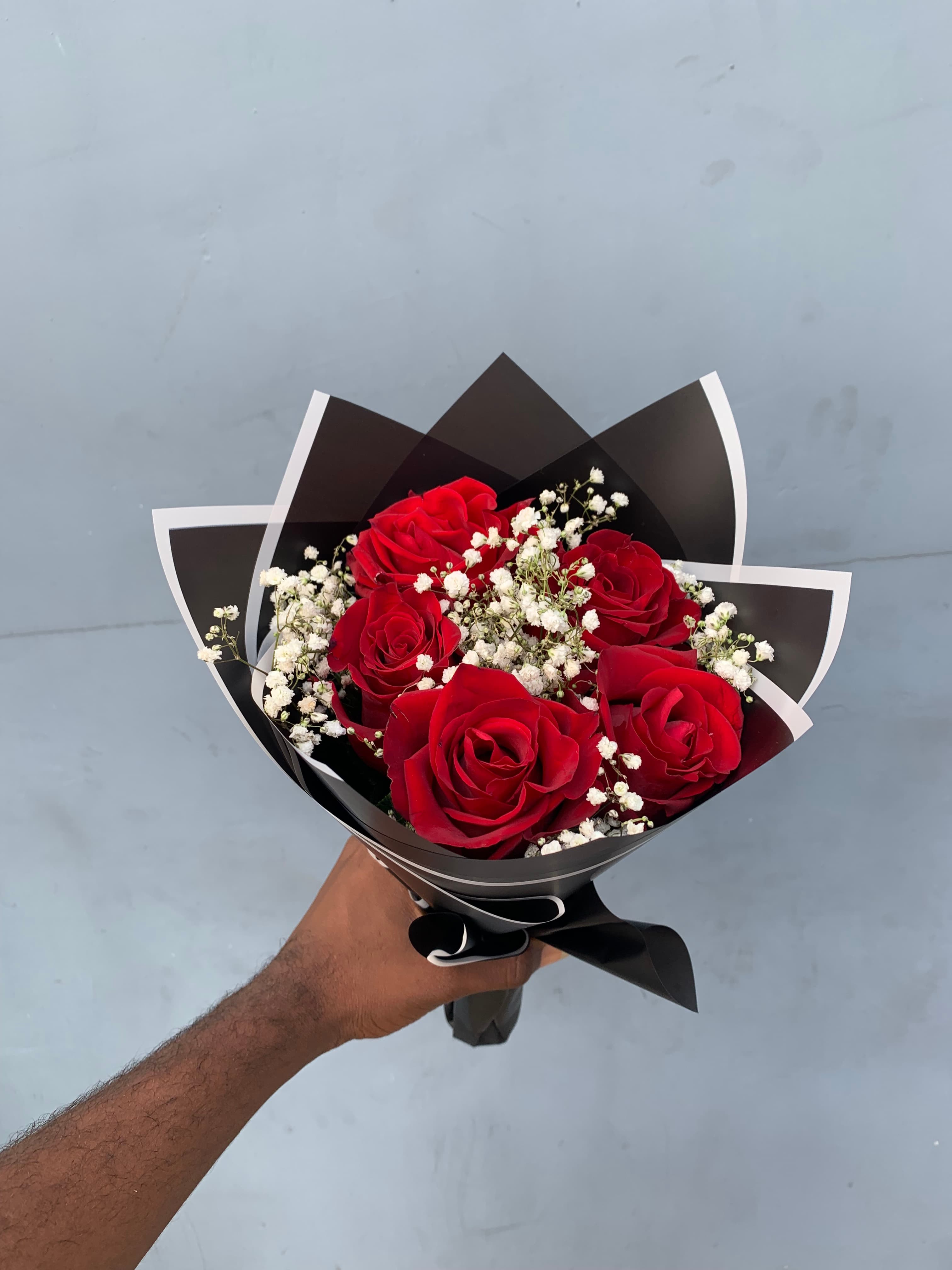 The rose bouquet